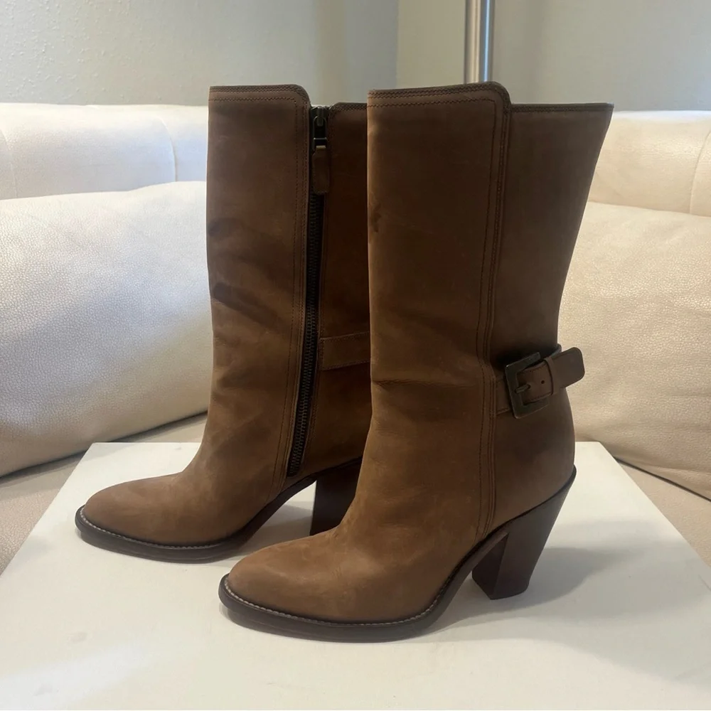 Cole Haan brown suede boots size 8.5 B - Picture 4 of 8